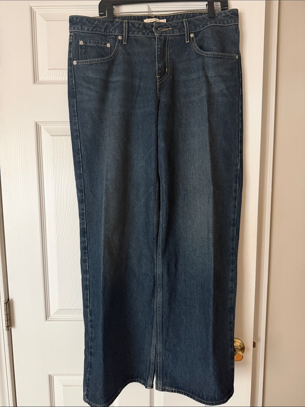Levi's Dark Blue Flare/Wide-Leg Women's Jeans